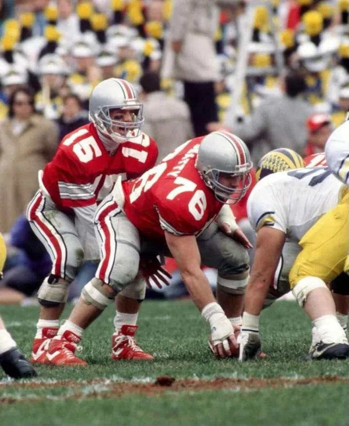 Ohio State offense at the line of scrimmage — Dan #76
